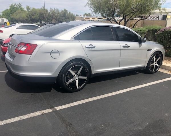 Rear bumper collision repair